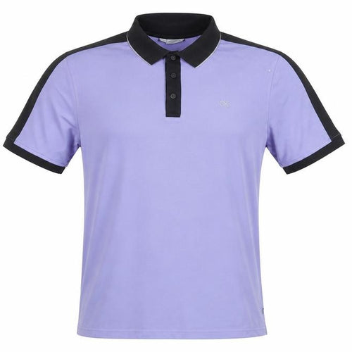 Calvin Klein Golf Men's Purple Black Polo Shirt Size M