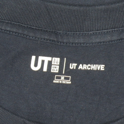 Uniqlo Men’s Navy Naruto Graphic Short Sleeve Cotton T-Shirt Size M