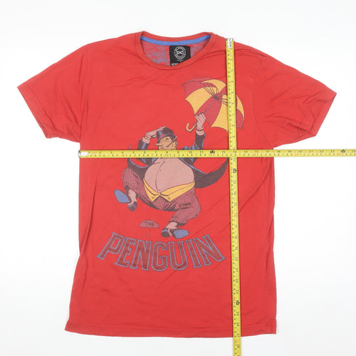 DC Comics Originals Men’s Red The Penguin Graphic T-Shirt Medium