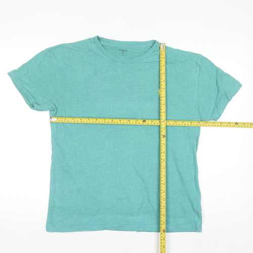 Ralph Lauren Men's Green Short Sleeve Cotton Crew Neck T-Shirt Size S