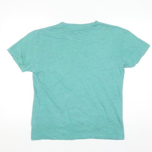 Ralph Lauren Men's Green Short Sleeve Cotton Crew Neck T-Shirt Size S