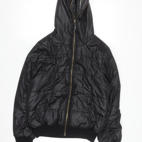 Hang Ten Casual Women's Black L Hooded Puffer Jacket