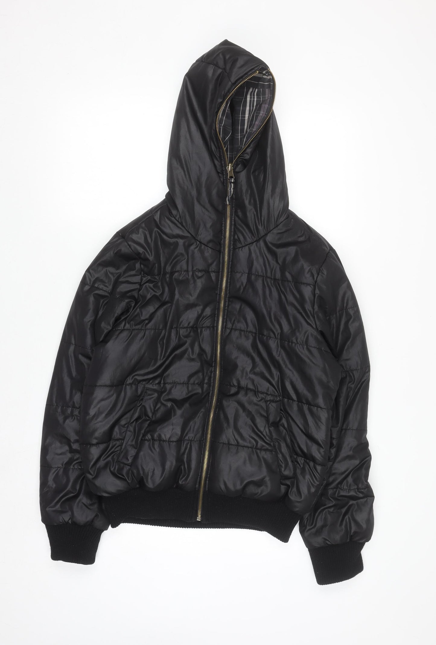 Hang Ten Casual Women's Black L Hooded Puffer Jacket
