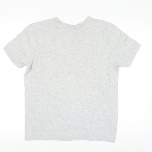 Champion Men's Grey XS Crew Neck Sports Logo T-Shirt