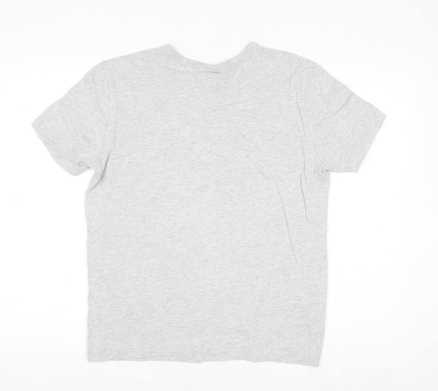 Champion Men's Grey XS Crew Neck Sports Logo T-Shirt