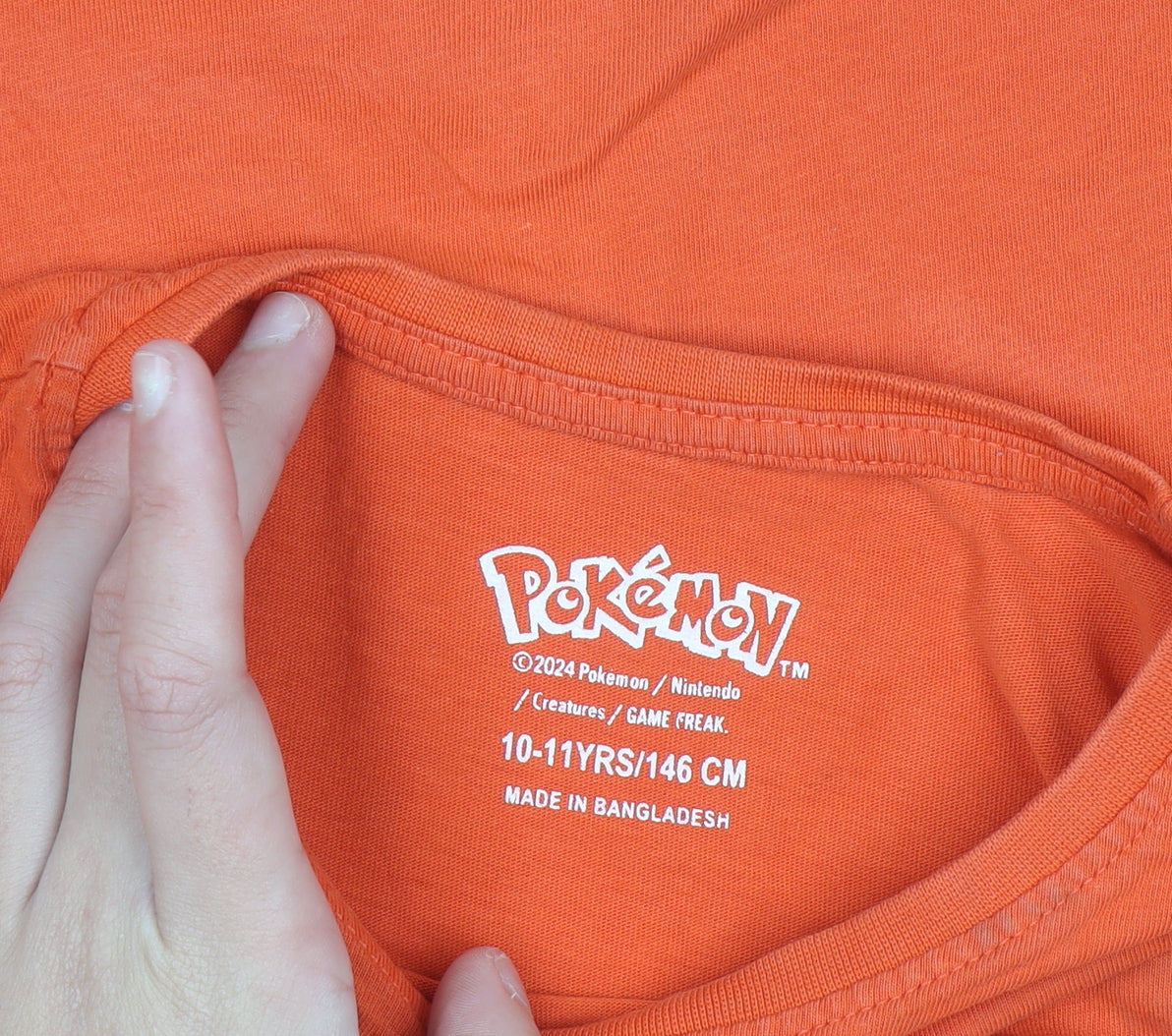 Pokémon Boys Orange Charizard Graphic T-Shirt 10-11 Years 146cm