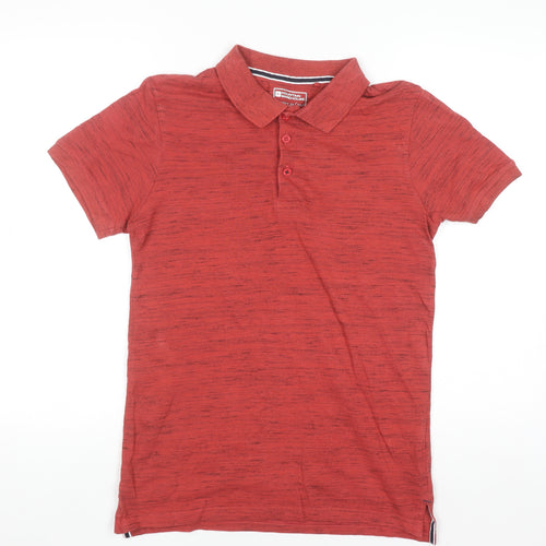 Mountain Warehouse Men's Red Cotton Blend Polo Shirt XS