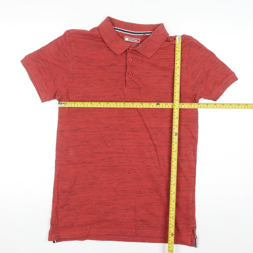 Mountain Warehouse Men's Red Cotton Blend Polo Shirt XS
