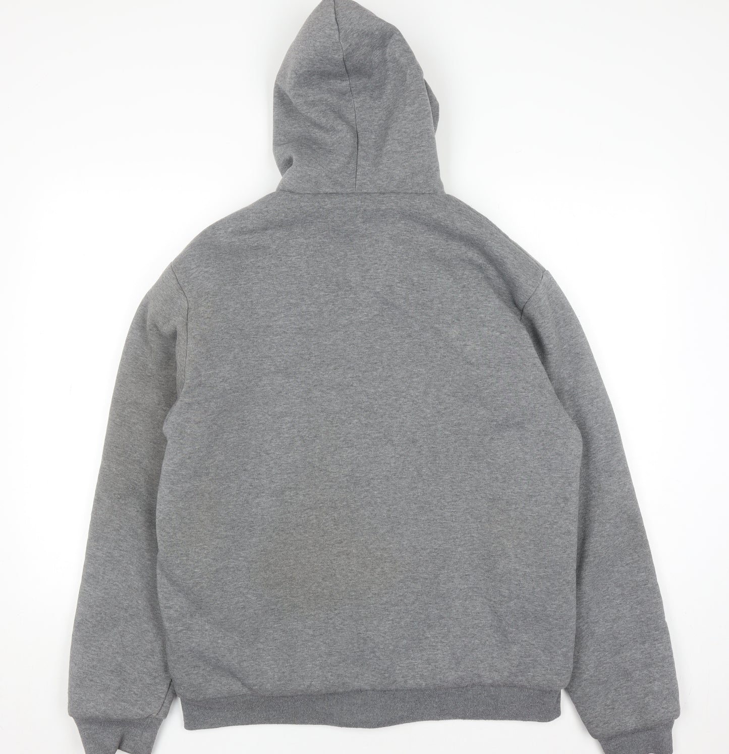 J.J. Willis Men's Grey Full Zip Fleece Lined Hoodie Size L