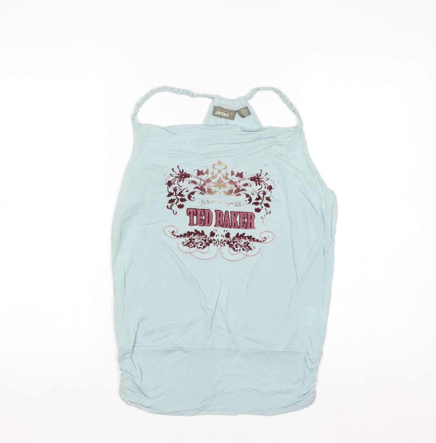 Ted Baker Women's Blue Halter Camisole Tank Top Size 8