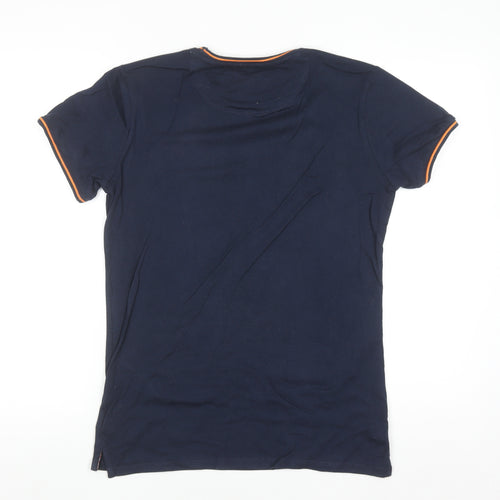 Ted Baker Boys Blue Graphic Logo T-Shirt Age 12-13 Years Short Sleeve Cotton
