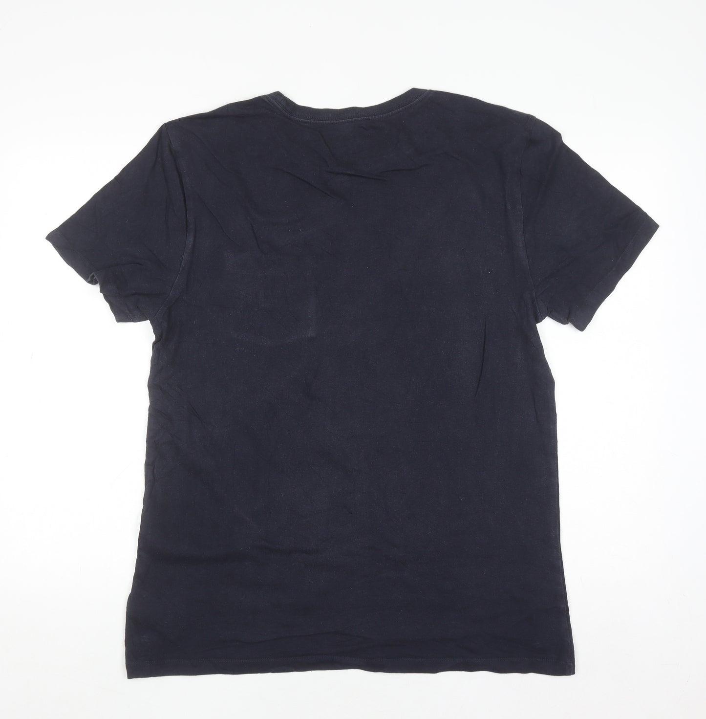 GAP Men's Navy Blue Cotton Pocket T-Shirt Size M Crew Neck