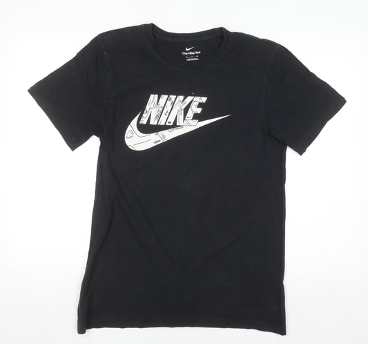 Nike Men's Black Graphic Logo Sports T-Shirt Size S