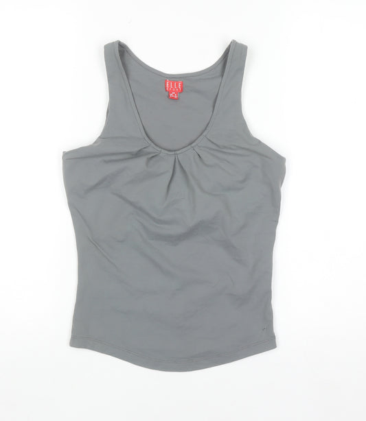 ELLE Sport Women’s Grey XS Sleeveless Stretch Tank Top