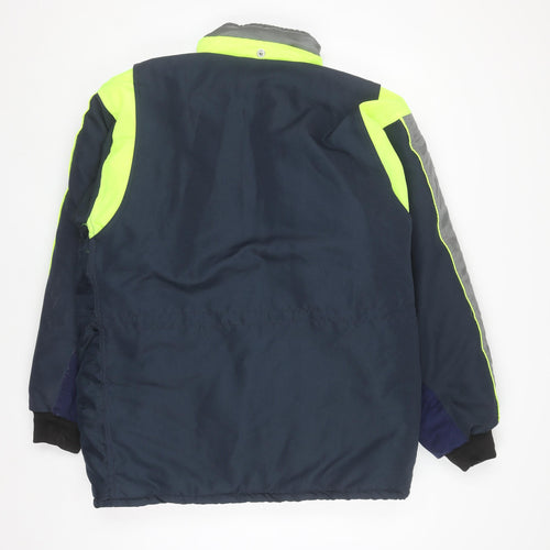 FlexiTog Men's Blue Coldstore Insulated Work Jacket Size M Winter Coat