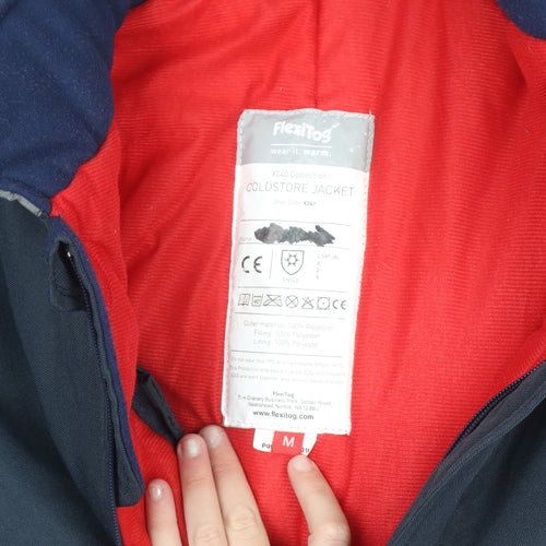 FlexiTog Men's Blue Coldstore Insulated Work Jacket Size M Winter Coat