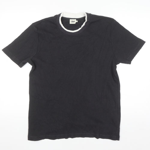 Beymen Club Men's Black XL Short Sleeve Crew Neck T-Shirt