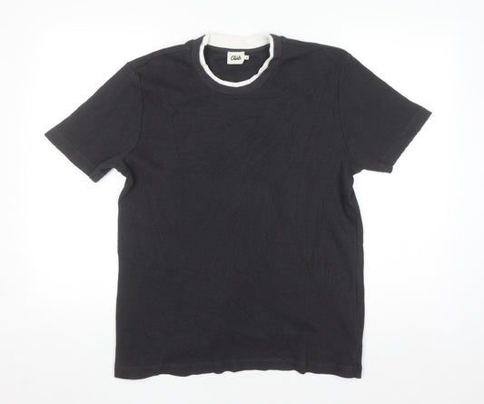 Beymen Club Men's Black XL Short Sleeve Crew Neck T-Shirt