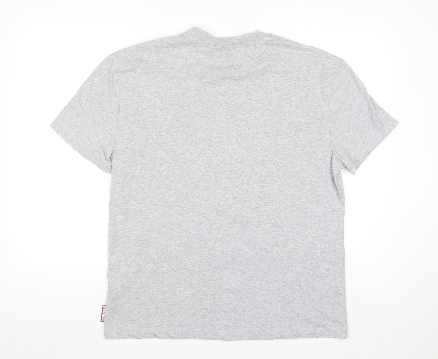 Marvel Men's Grey Graphic Crew Neck Short Sleeve T-Shirt M