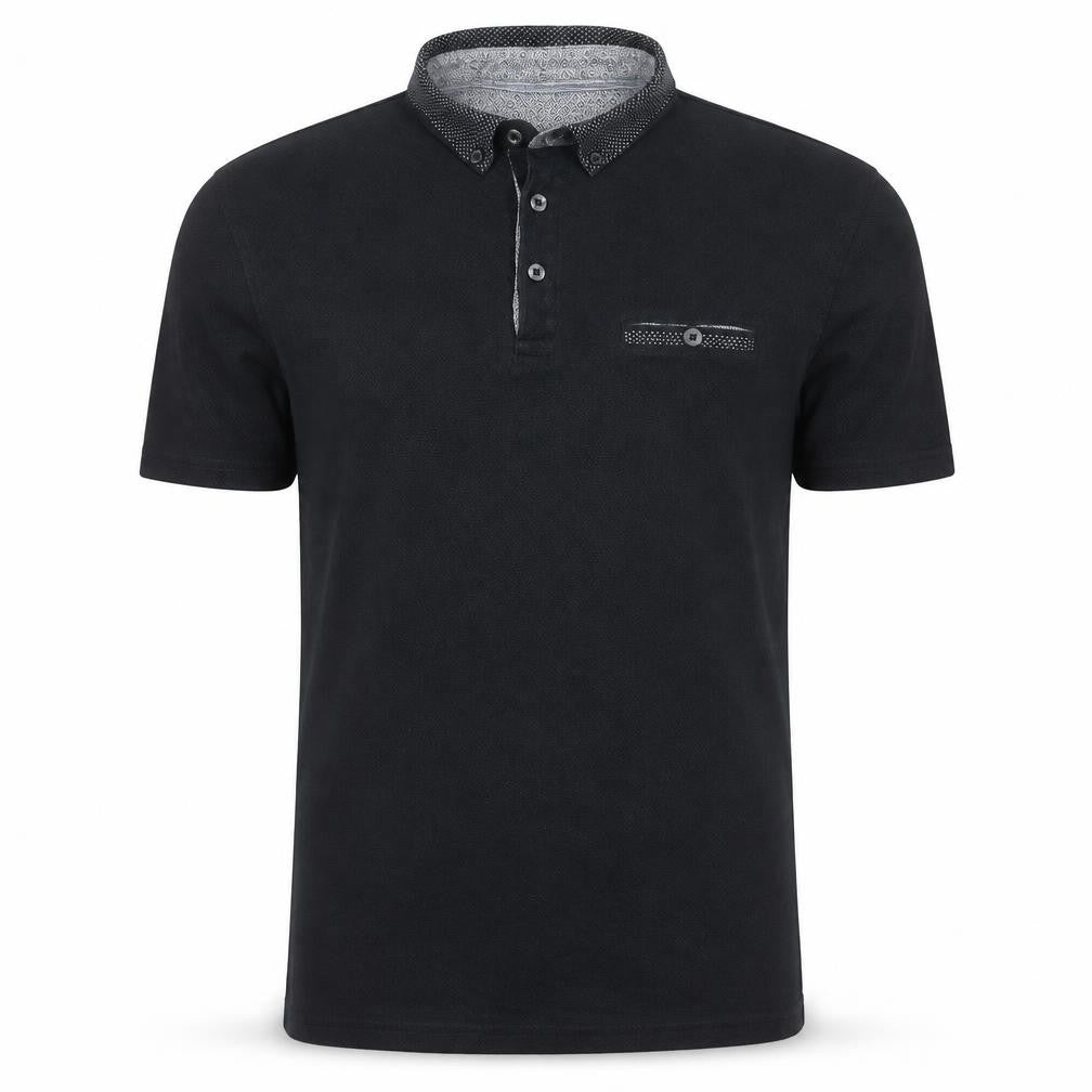 Burton Menswear London Black Short Sleeve Polo Shirt M Regular Fit