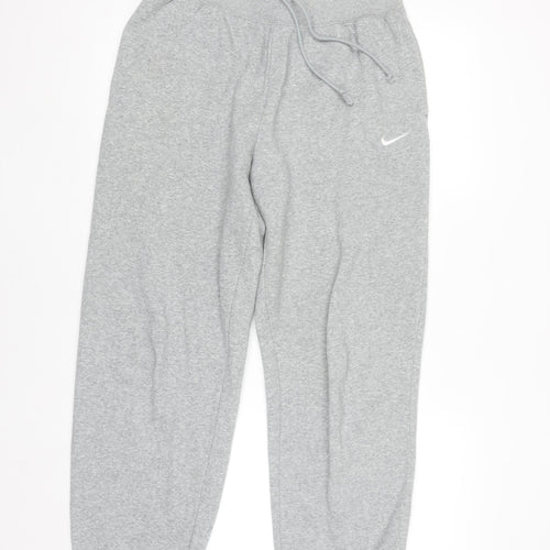 Nike Men's Grey Small Sweatpants Jogger Trousers Cotton Blend