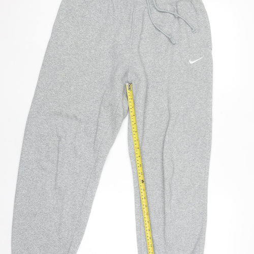 Nike Men's Grey Small Sweatpants Jogger Trousers Cotton Blend