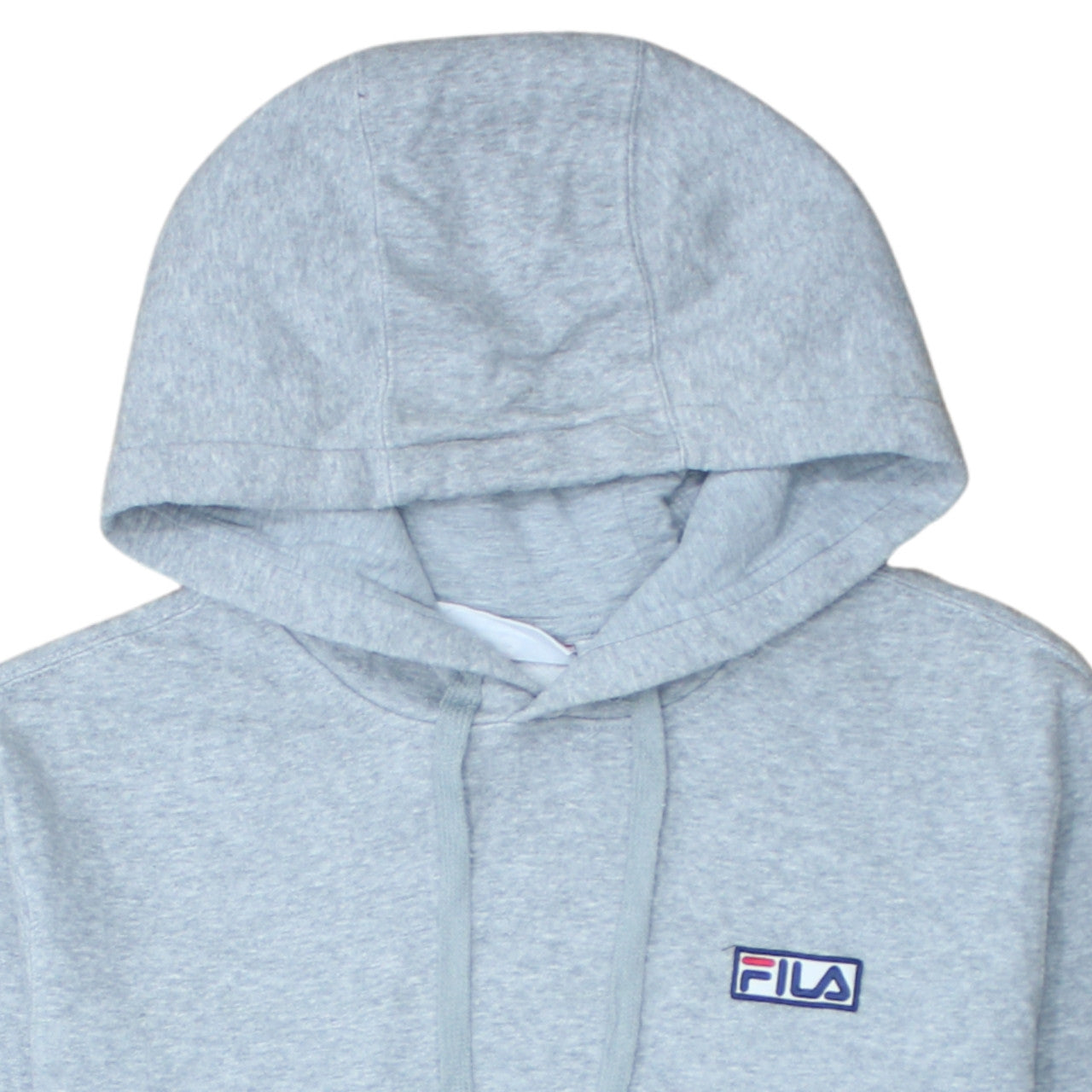 Fila Men’s Grey Pullover Hoodie Small Regular Fit Fleece