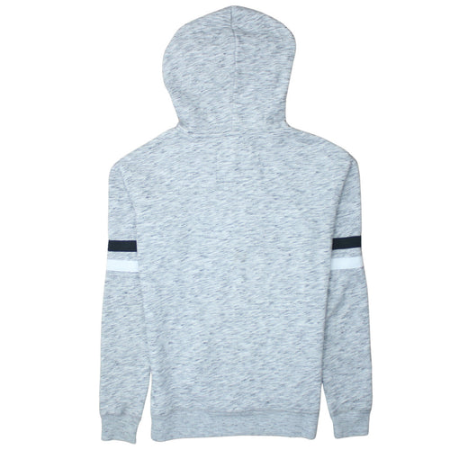 Hollister Men's Grey XS Pullover Hoodie with Logo Design