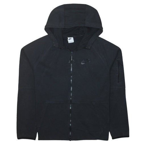 Nike Men's Black Full Zip Hoodie Size L Regular Fit
