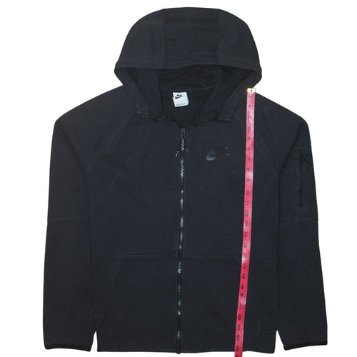 Nike Men's Black Full Zip Hoodie Size L Regular Fit