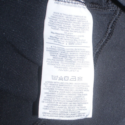 Nike Men's Black Full Zip Hoodie Size L Regular Fit