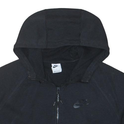 Nike Men's Black Full Zip Hoodie Size L Regular Fit