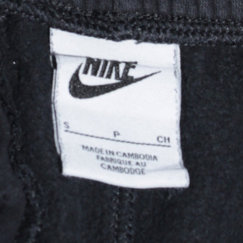 Nike Men's Black Small Fleece Sweatpants Joggers
