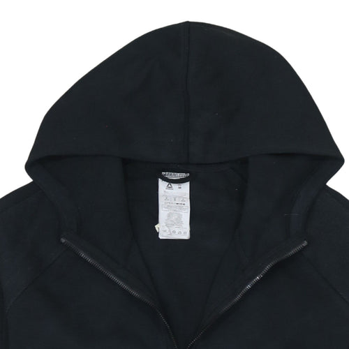 Reebok Women Black Full Zip Hoodie Size M Speedwick Training Top