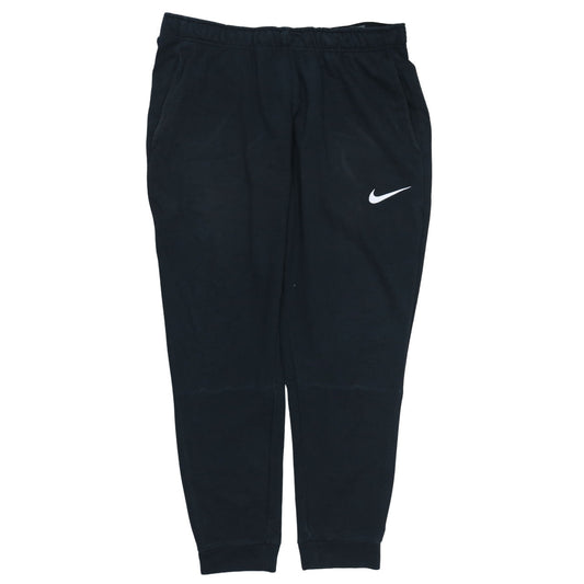 Nike Men's Black Dri-FIT Joggers XL Regular Fit Tapered Trousers