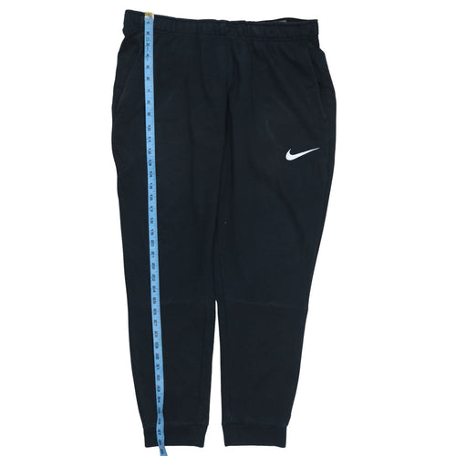 Nike Men's Black Dri-FIT Joggers XL Regular Fit Tapered Trousers