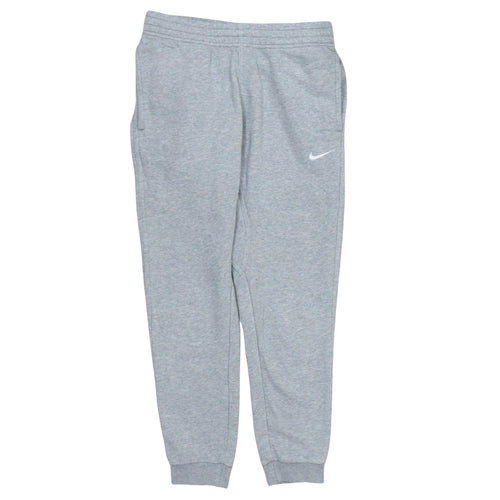 Nike Men's Grey Jogger Trousers S Regular Fit Fleece