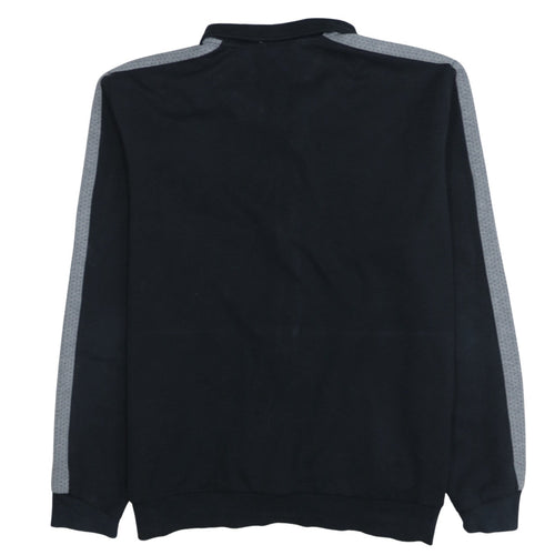 Puma Men's Black Full Zip Collared Sweatshirt XL Sportswear