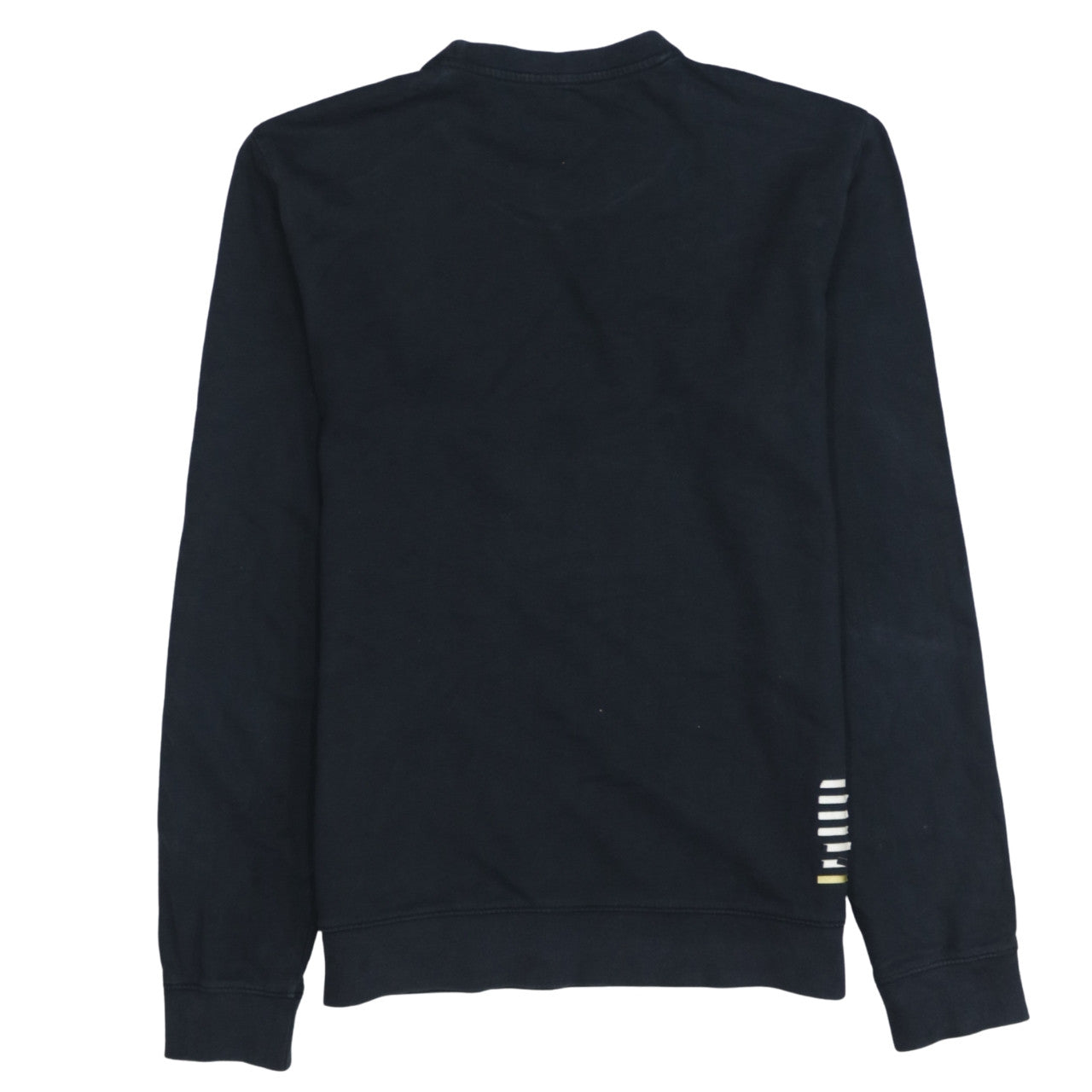 Emporio Armani EA7 Men's Black Cotton Crew Neck Sweatshirt M