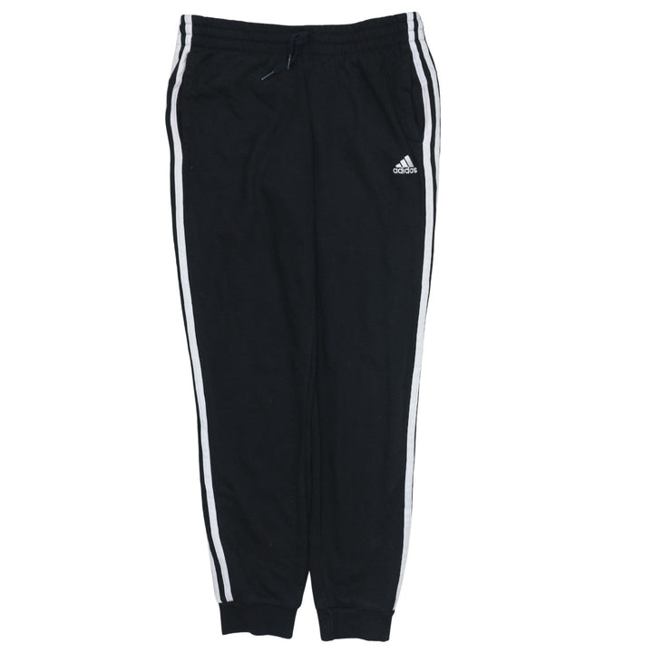 Adidas Womens Black Jogger Sweatpants Size 12-14 Elastic Waist