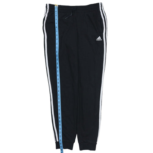 Adidas Womens Black Jogger Sweatpants Size 12-14 Elastic Waist