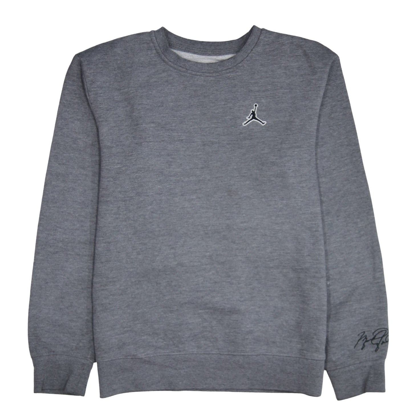 Jordan Boys Grey Fleece Pullover Sweatshirt 14-15 Years Regular Fit