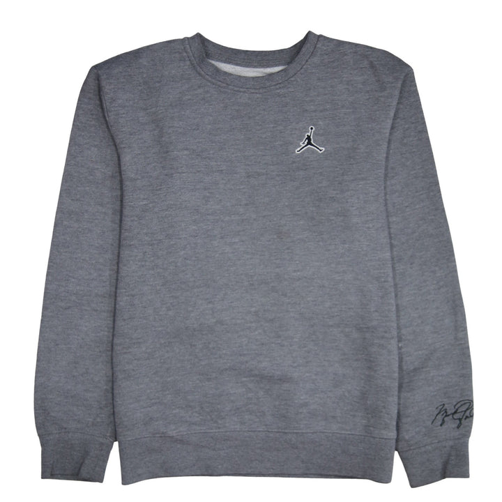 Jordan Boys Grey Fleece Pullover Sweatshirt 14-15 Years Regular Fit