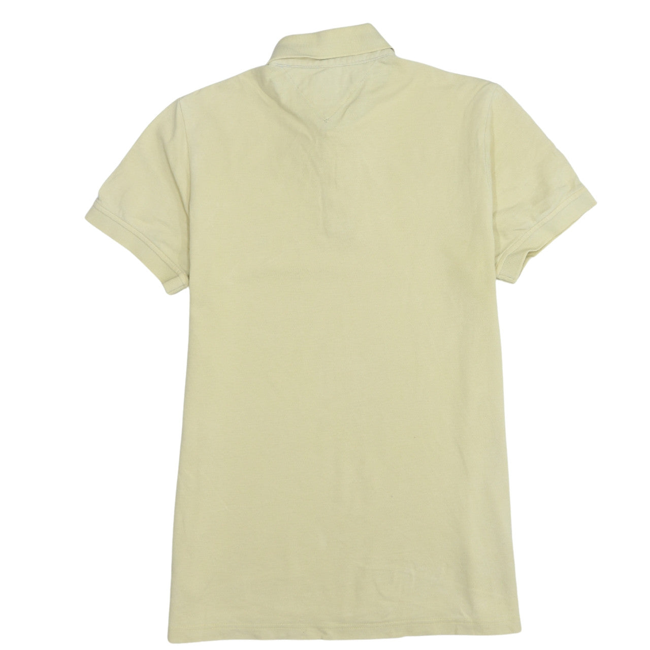 Tommy Hilfiger Men’s Beige Slim Fit Cotton Polo Shirt Size S