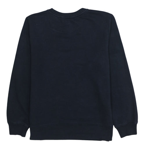 Tommy Hilfiger Men's Black Small Pullover Sweatshirt Embroidered Logo