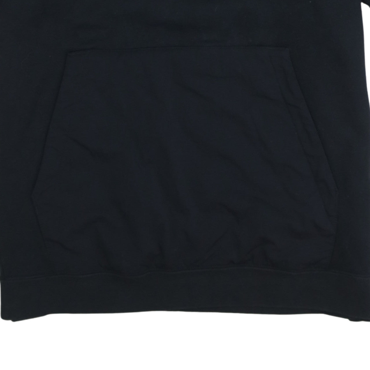 Nike Men's Black L Pullover Short Sleeve Hoodie with Logo