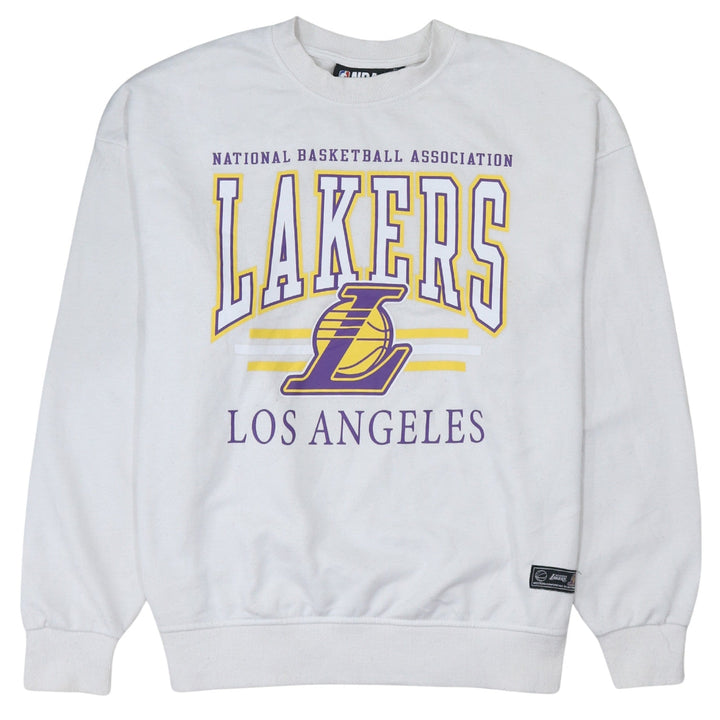 Primark NBA Los Angeles Lakers White Sweatshirt XS Women's Casual Pullover
