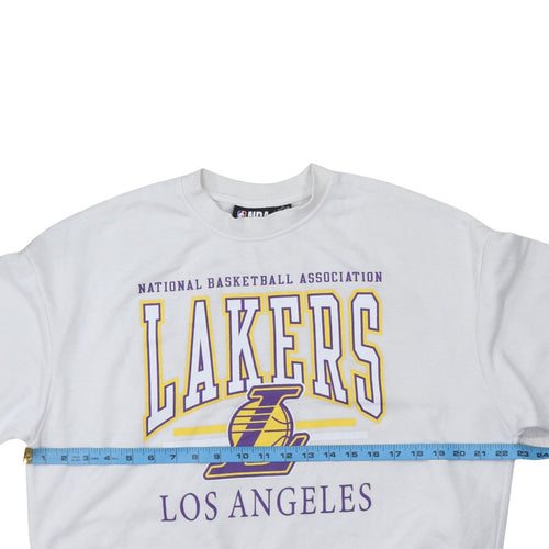 Primark NBA Los Angeles Lakers White Sweatshirt XS Women's Casual Pullover