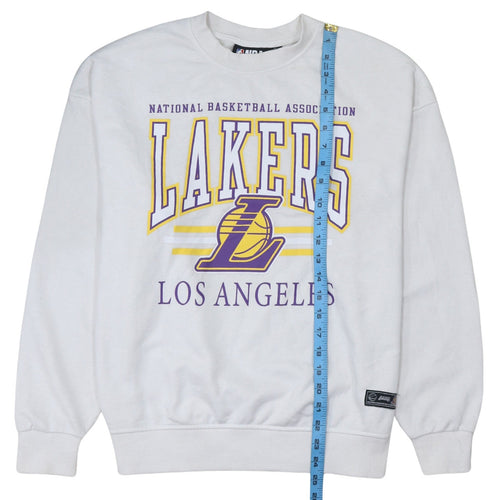Primark NBA Los Angeles Lakers White Sweatshirt XS Women's Casual Pullover