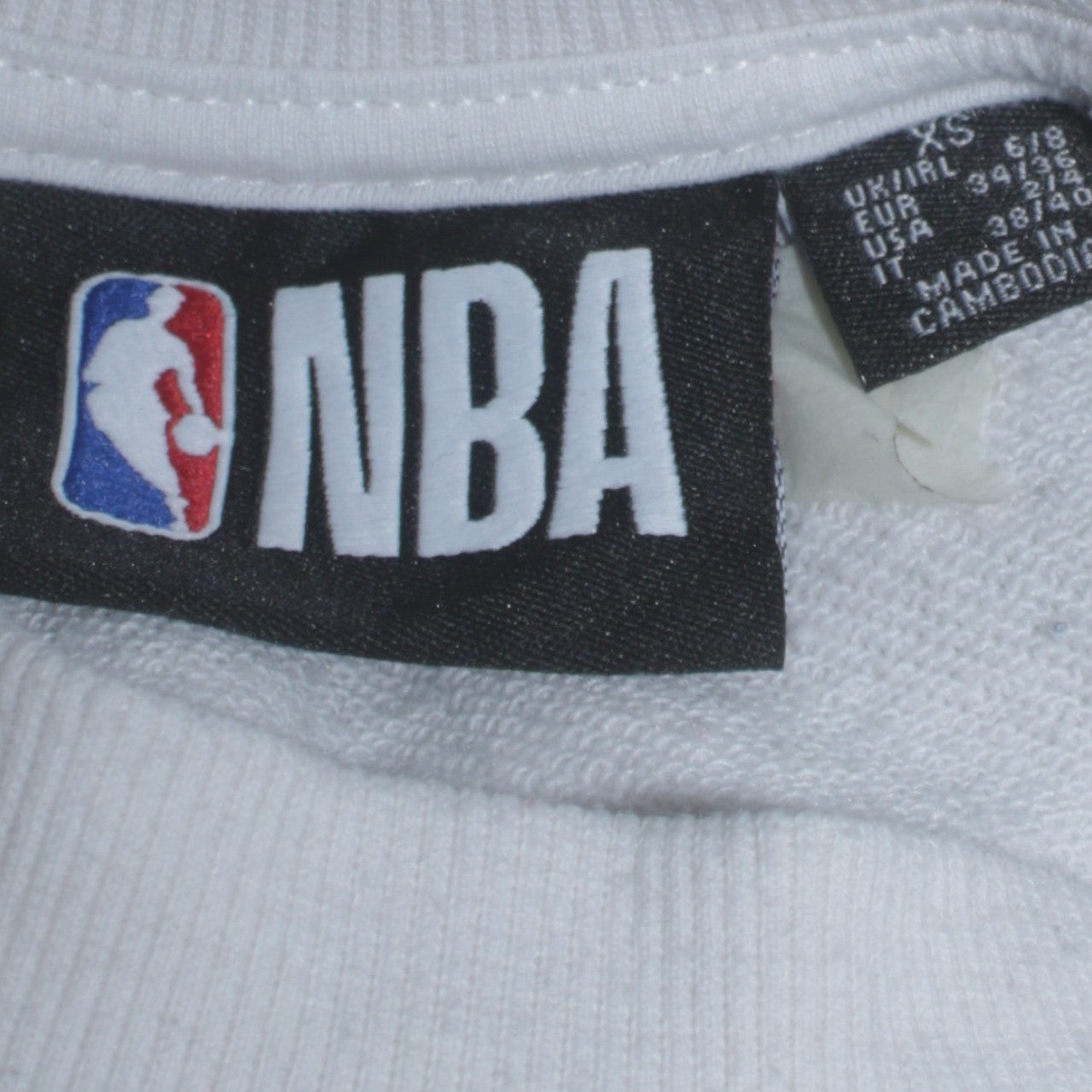 Primark NBA Los Angeles Lakers White Sweatshirt XS Women's Casual Pullover